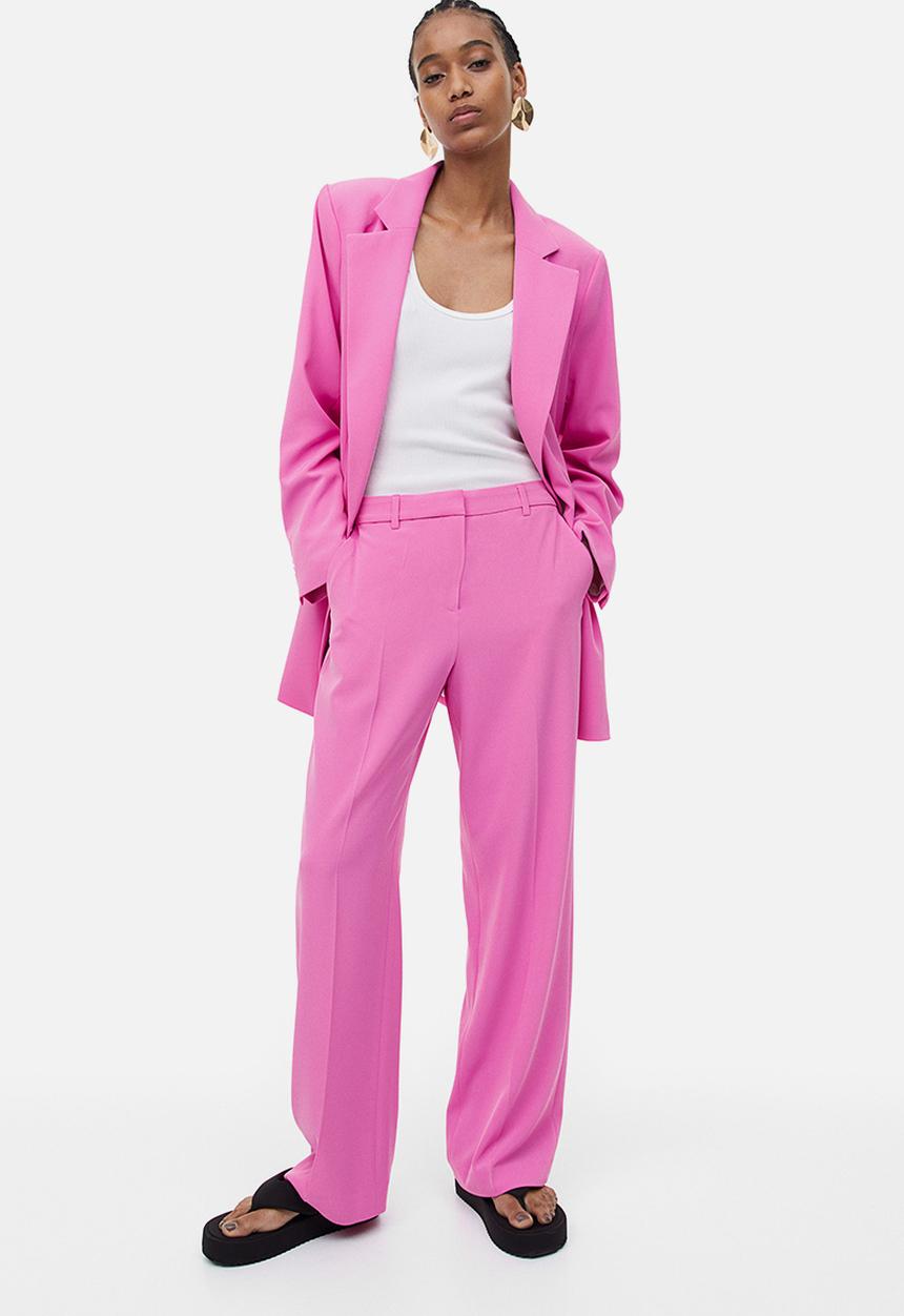 H&M - Straight trousers - pink