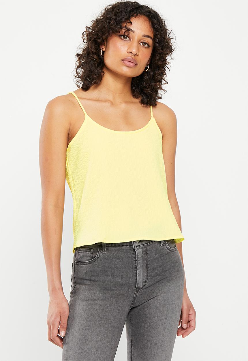 Levi’s® - Enya textured cami - powdered yellow