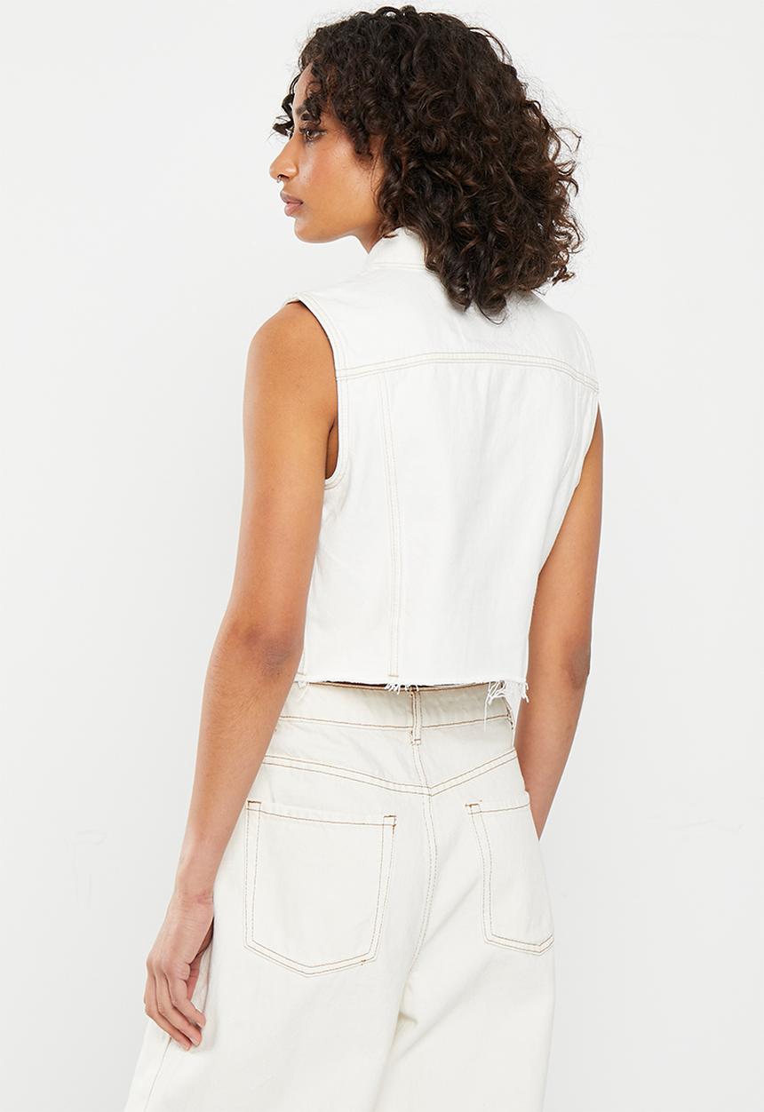 Levi’s® - Xs vest in the clouds raw hem - neutral