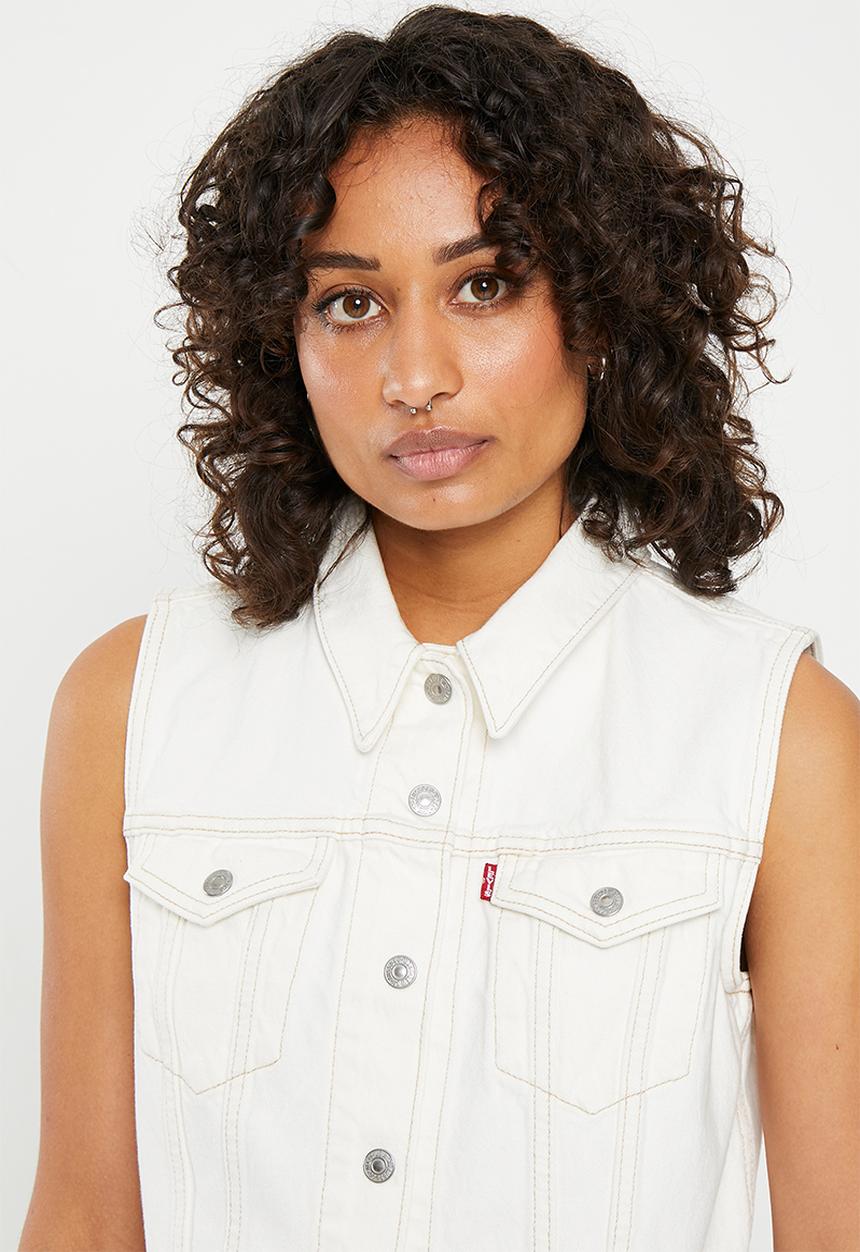 Levi’s® - Xs vest in the clouds raw hem - neutral
