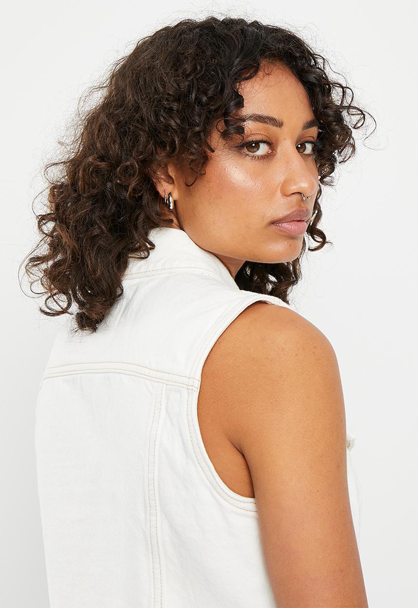 Levi’s® - Xs vest in the clouds raw hem - neutral