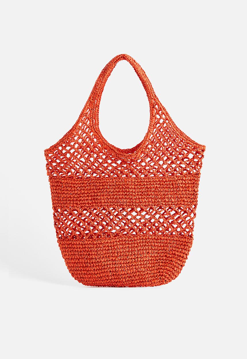 H&M - Crochet-look shopper - orange