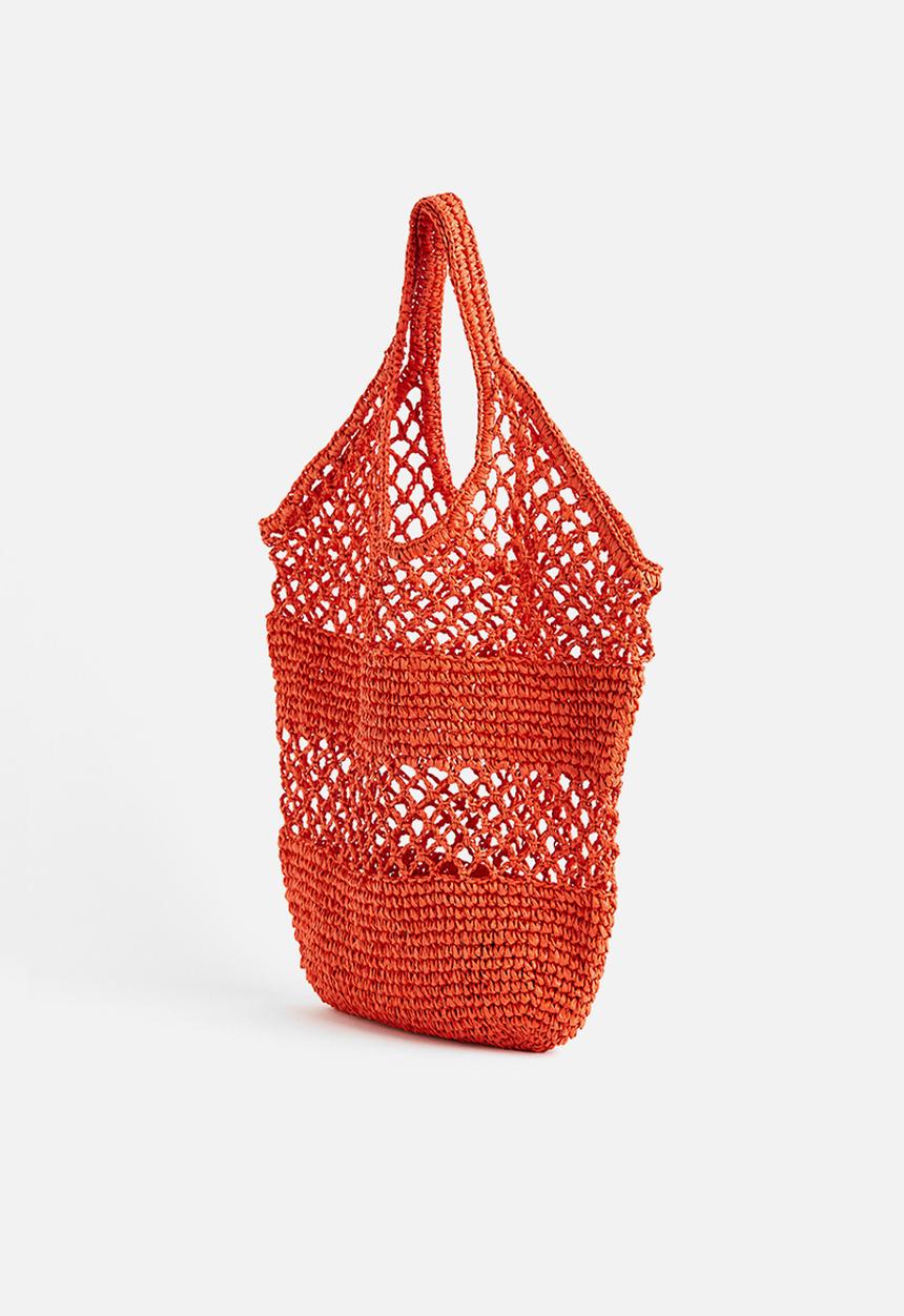 H&M - Crochet-look shopper - orange