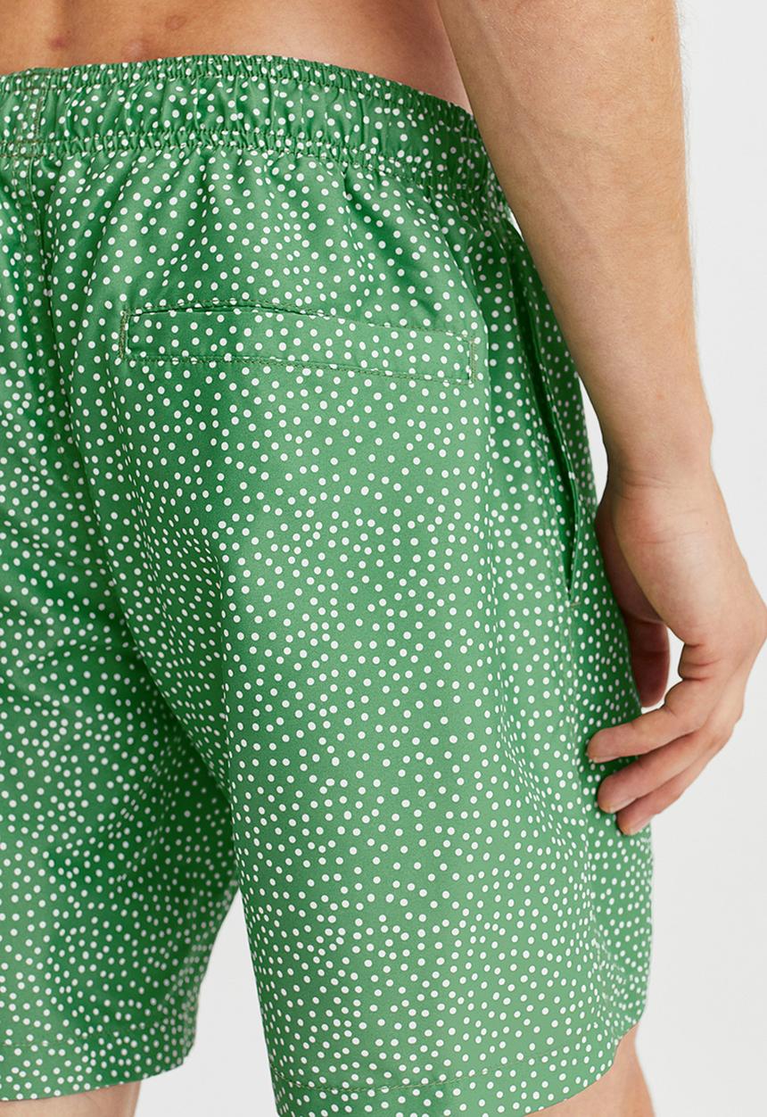 H&M - Patterned swim shorts - green spotted