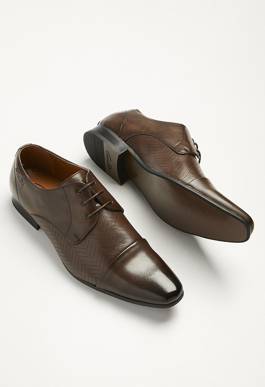 Gino Paoli - Luciano formal ad lace up - brown 