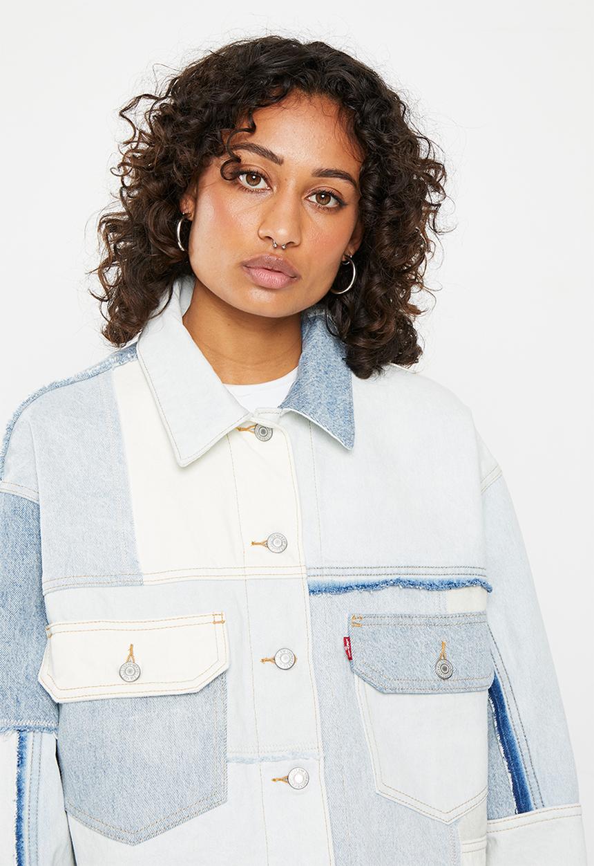 Levi’s® - 90's pieced trucker serious sizzle - light indigo