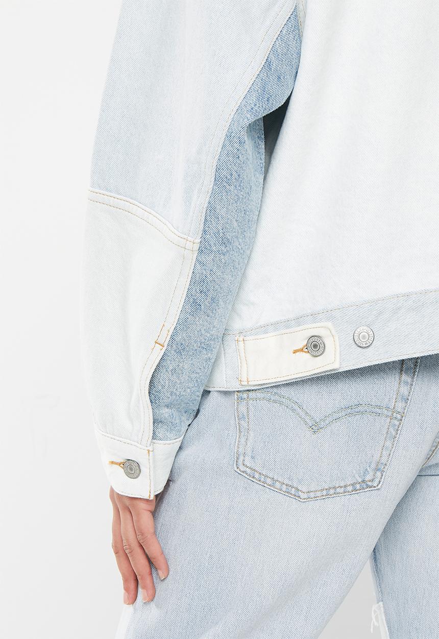 Levi’s® - 90's pieced trucker serious sizzle - light indigo