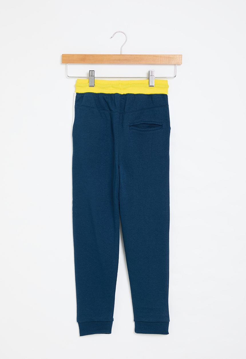 MINOTI - Contrast colour jogger - navy