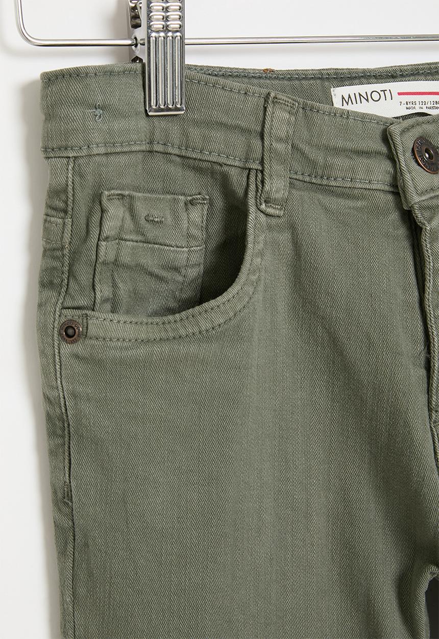 MINOTI - Boys basic twill pant - khaki