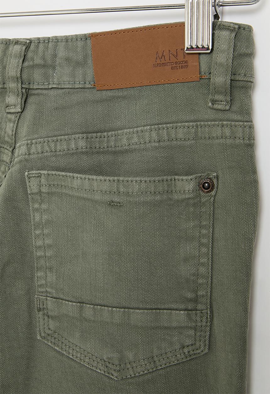 MINOTI - Boys basic twill pant - khaki