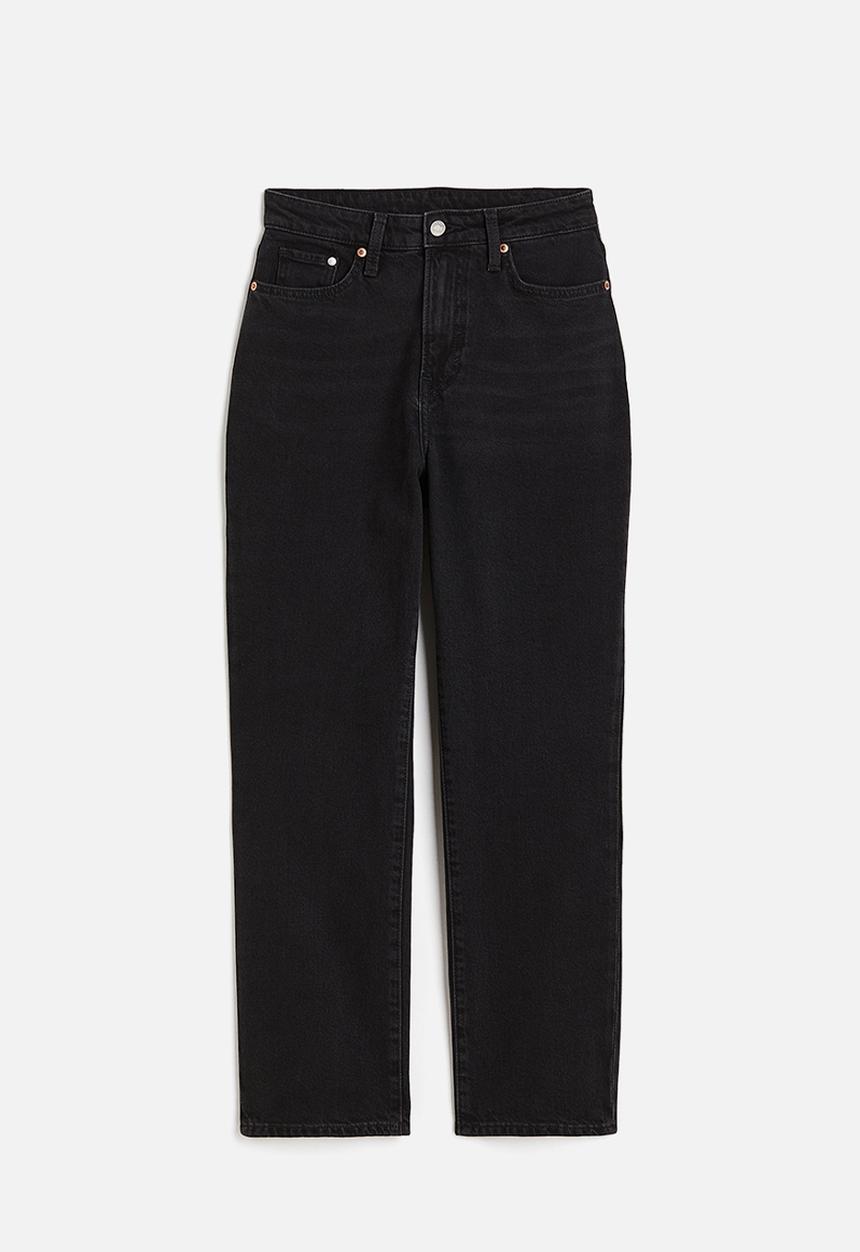 H&M - Curvy fit vintage mom ultra high jeans - black