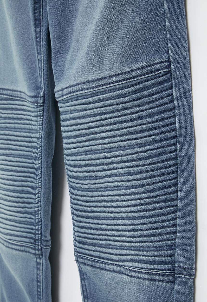 MINOTI - Knitted biker jean - blue