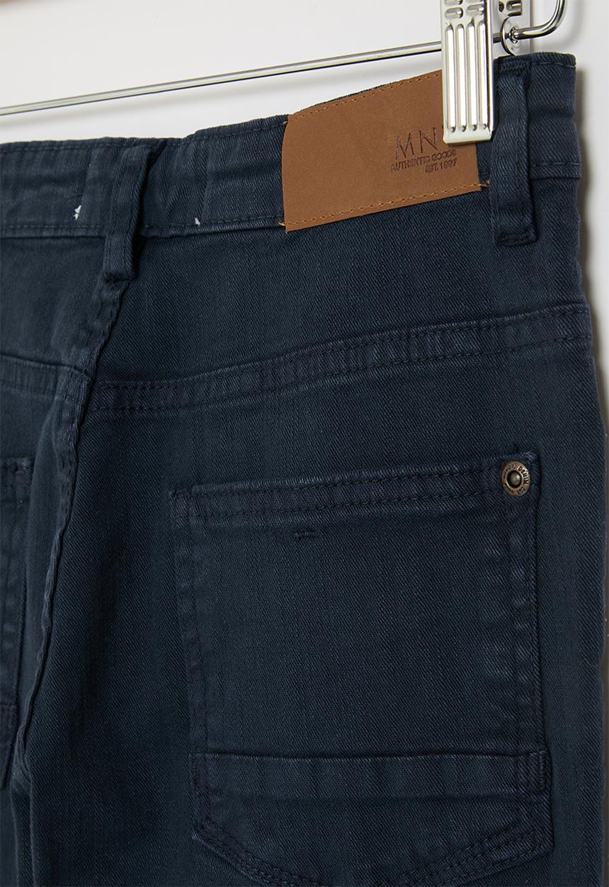 MINOTI - Boys basic twill pant - navy