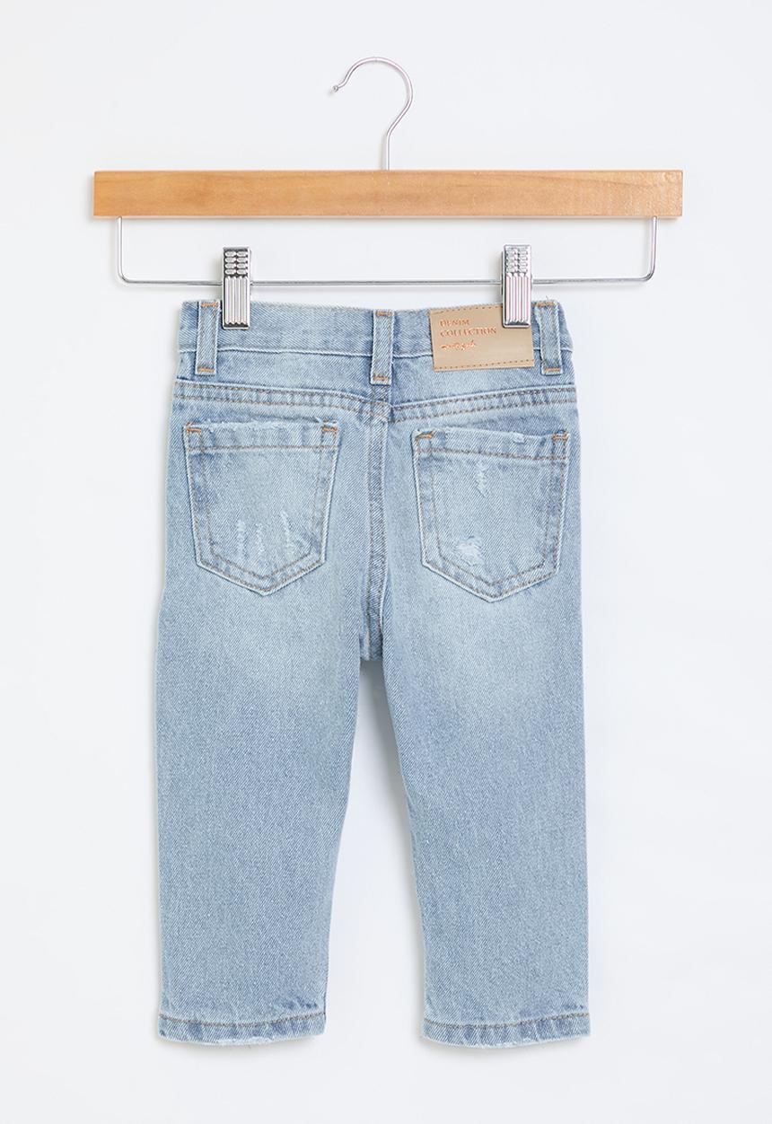 MINOTI - Girls light basic mom jean - light blue