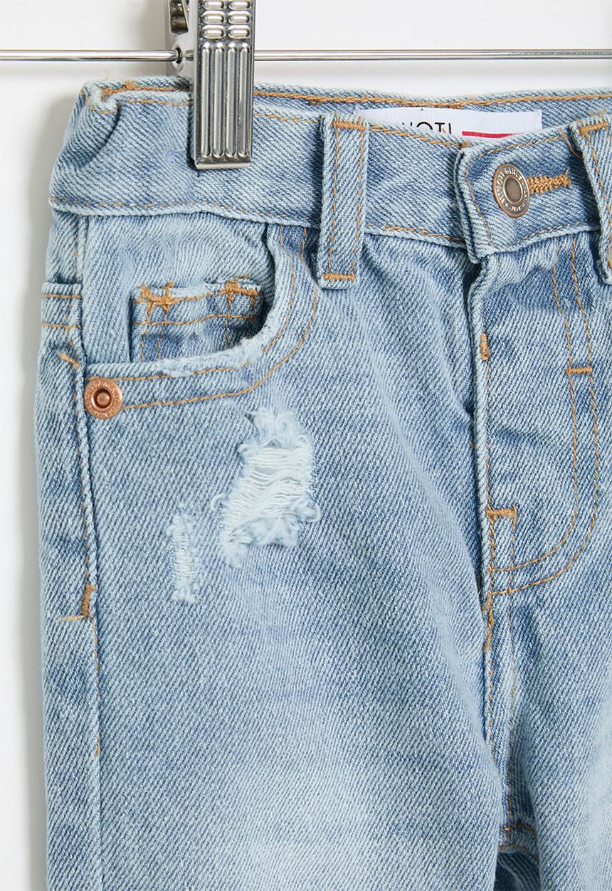 MINOTI - Girls light basic mom jean - light blue