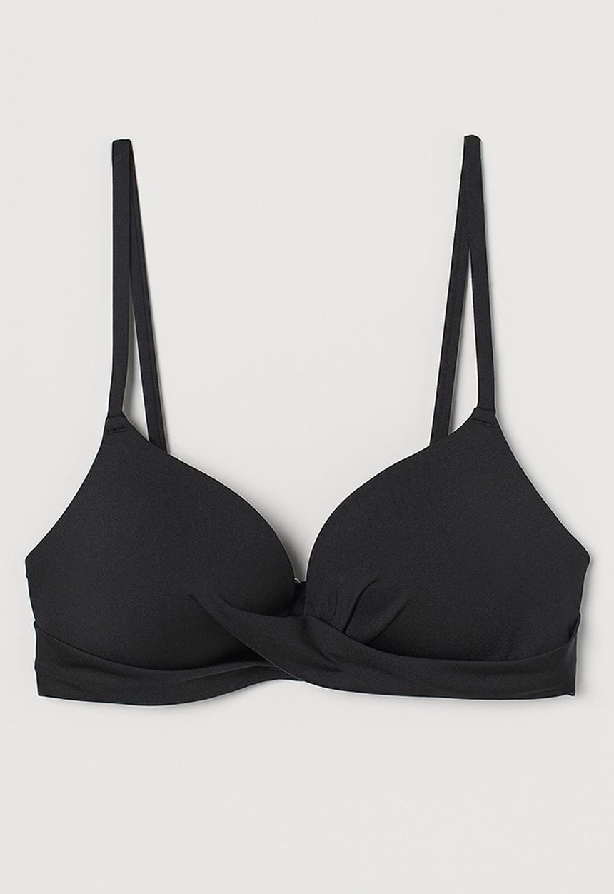 H&M - Push-up bikini top - black