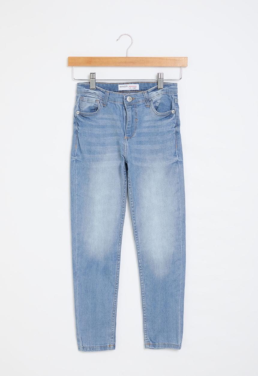 MINOTI - Girls basic skinny jean - mid blue