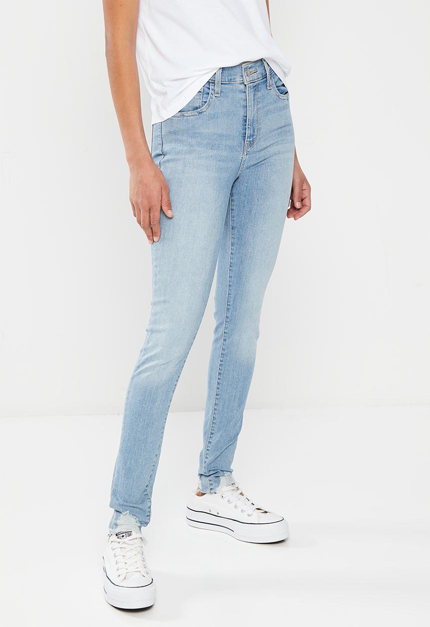 Levi’s® - 721 High rise skinny- light indigo destructed