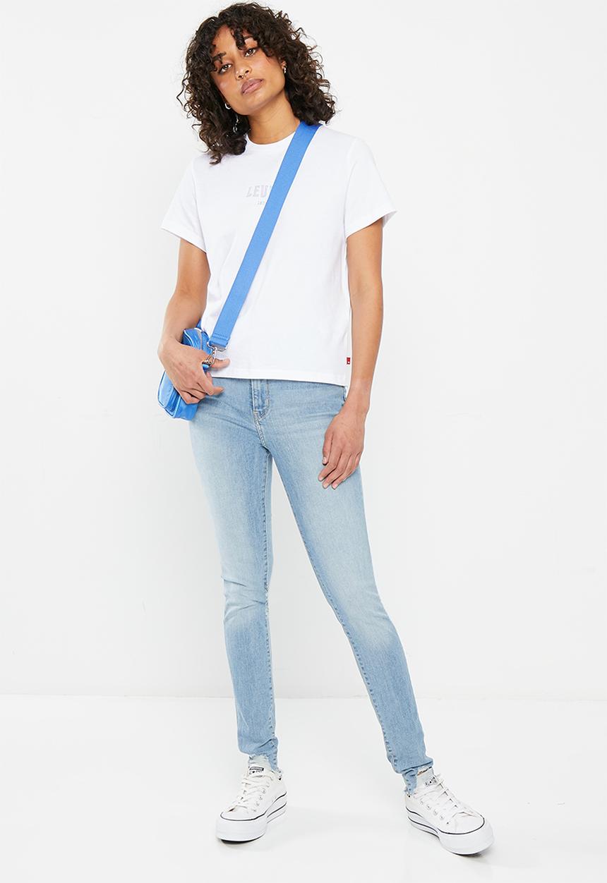 Levi’s® - 721 High rise skinny- light indigo destructed
