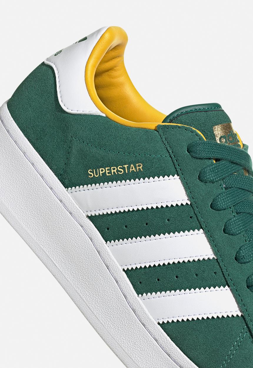 adidas Originals - Superstar xlg - collegiate green/ftwr white/bold gold