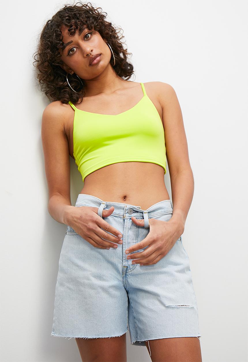 Blake - 3 Pack strappy v crop vest - multi 