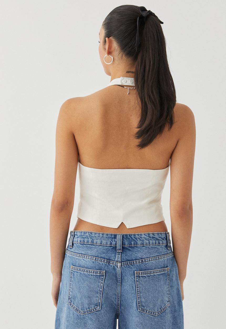 Supré  - Michelle vest - winter white