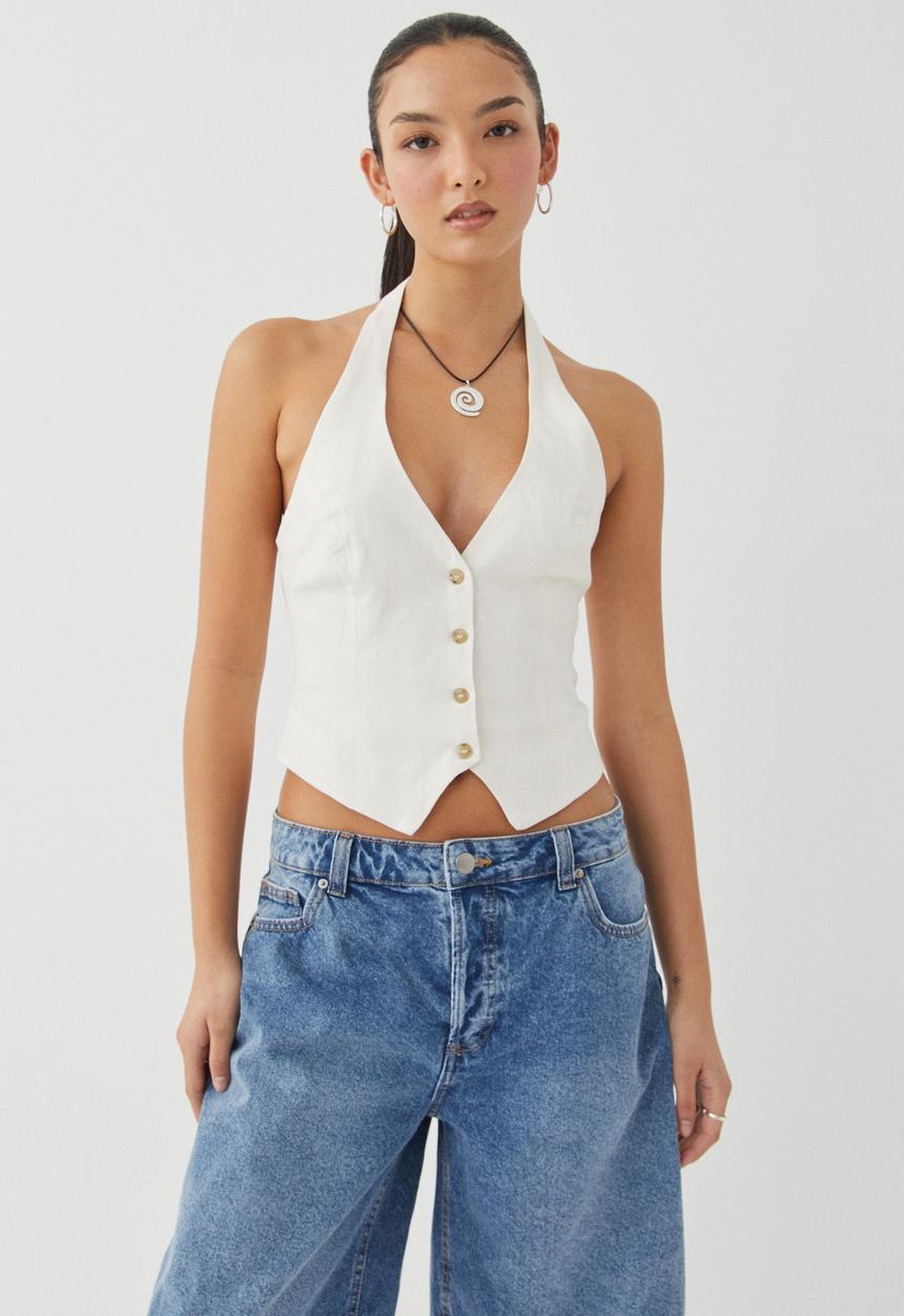 Supré  - Michelle vest - winter white