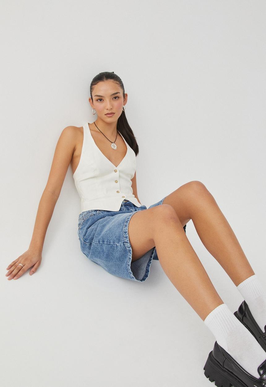 Supré  - Michelle vest - winter white