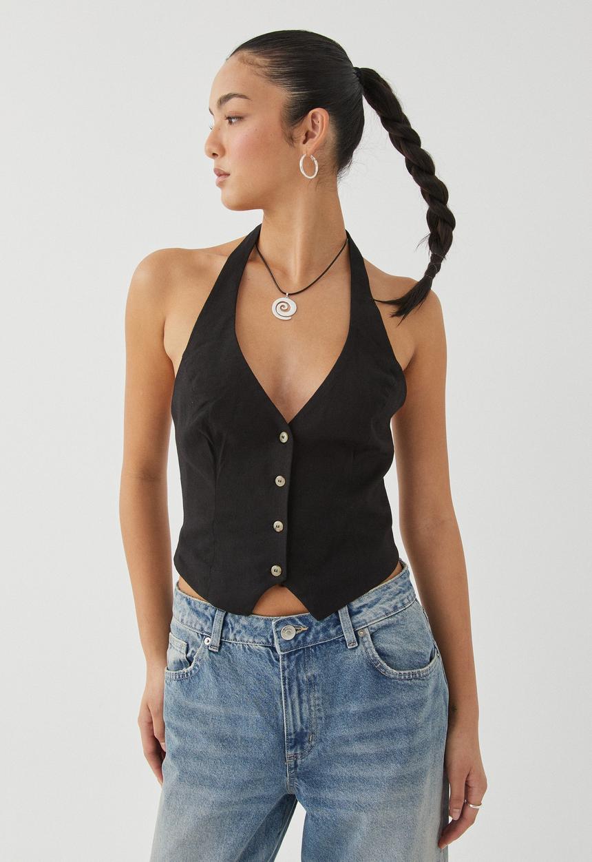 Supré  - Michelle vest - black