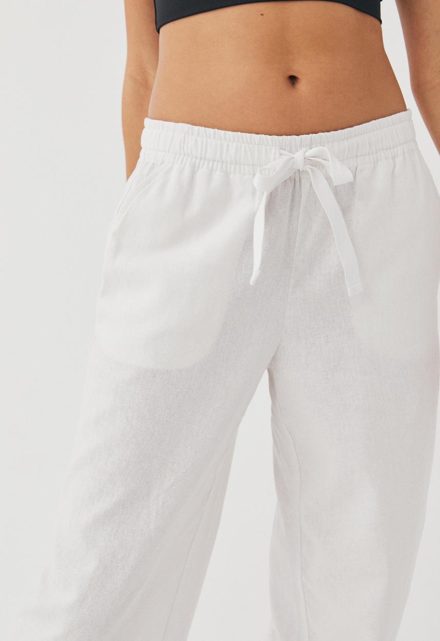 Supré  - Maddy pull on wide leg pant - white