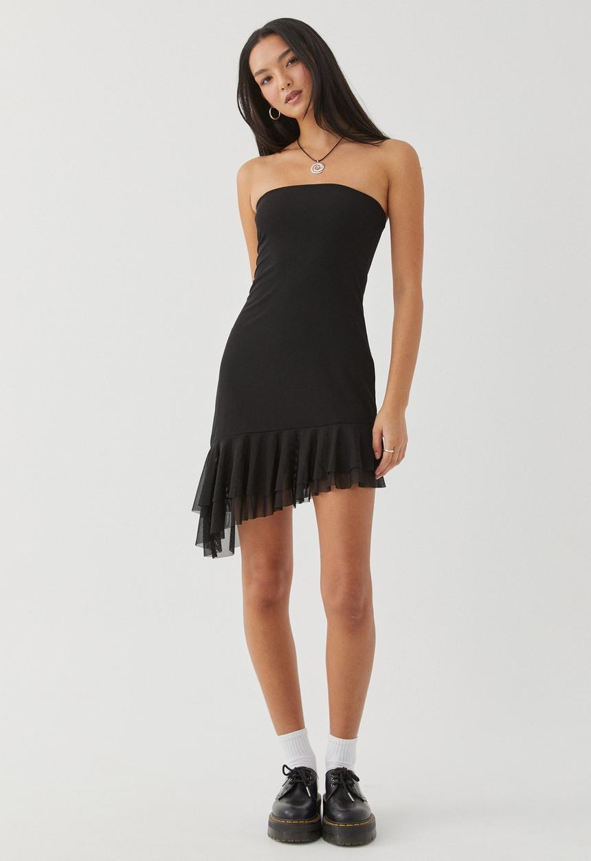 Supré  - Hazel strapless mesh dress - black