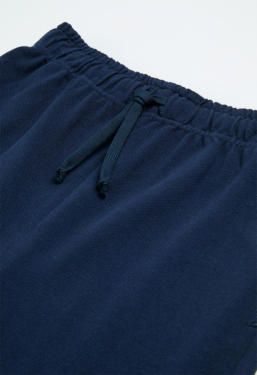 Pop Candy - Pique t-shirt and short set - navy