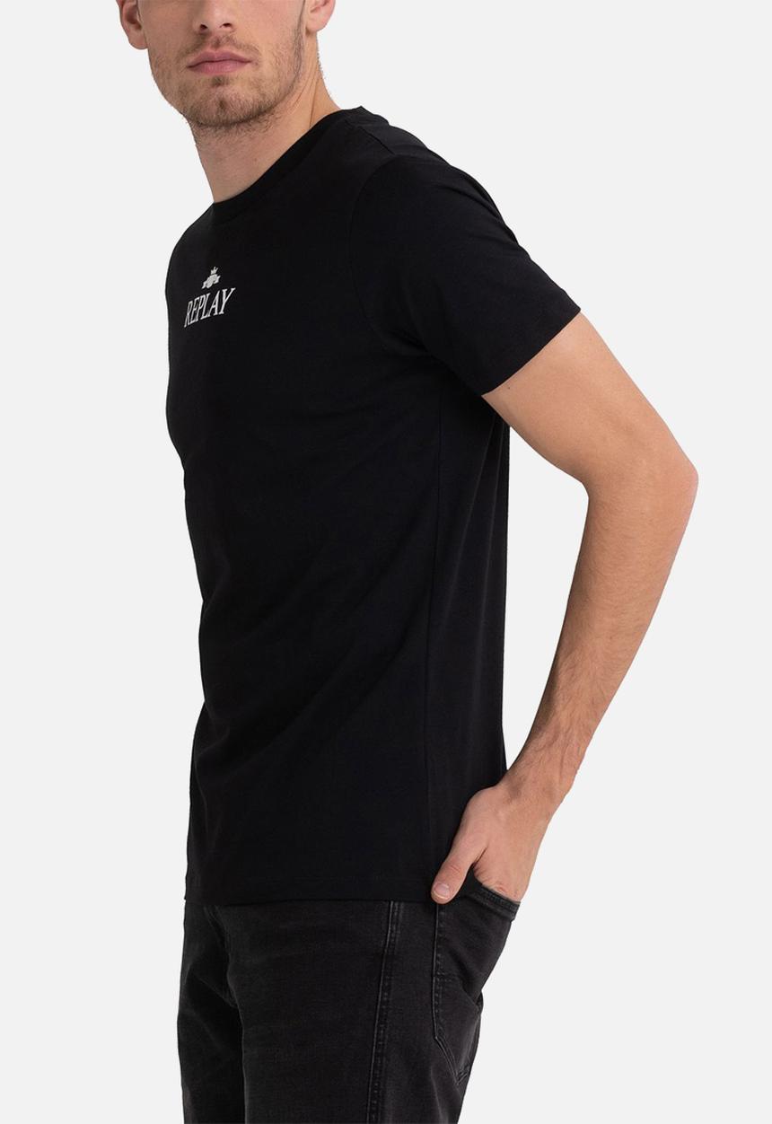 Replay - Compact cotton jersey - black 