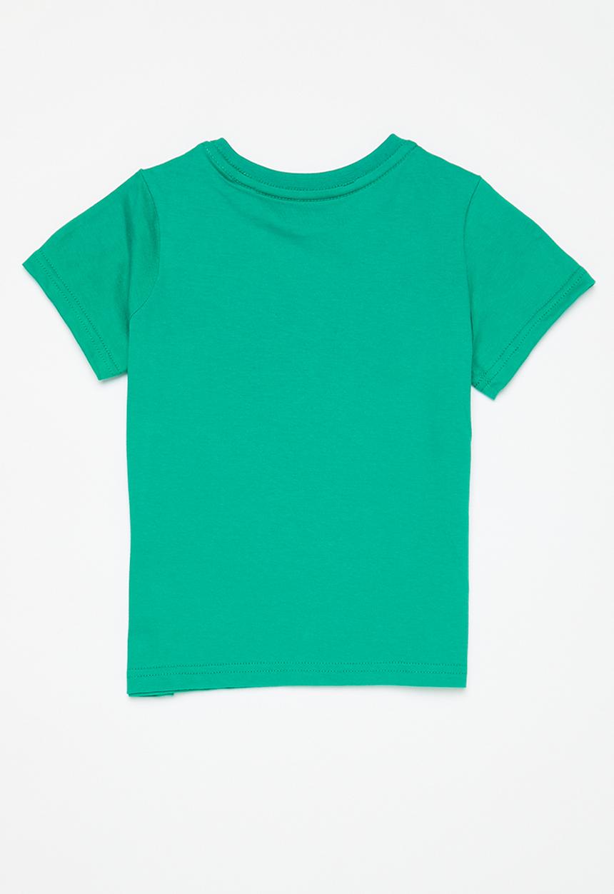 Pop Candy - 2 Pack printed tee - holly green & grey
