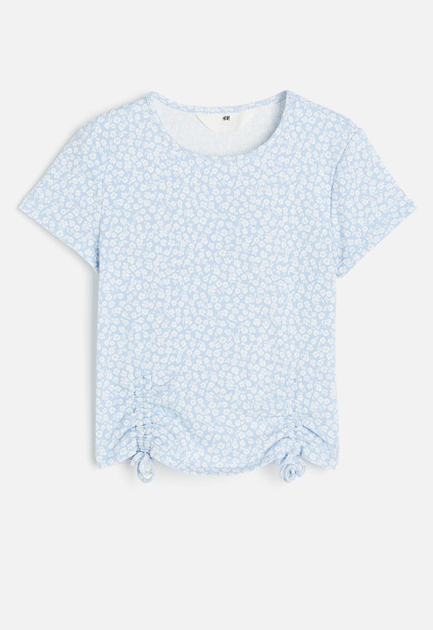 H&M - Tie-detail top - light blue