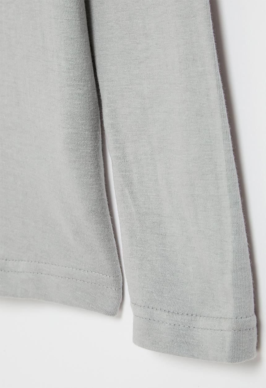 MINOTI - Boys basic skate life long sleeve graphic top - grey