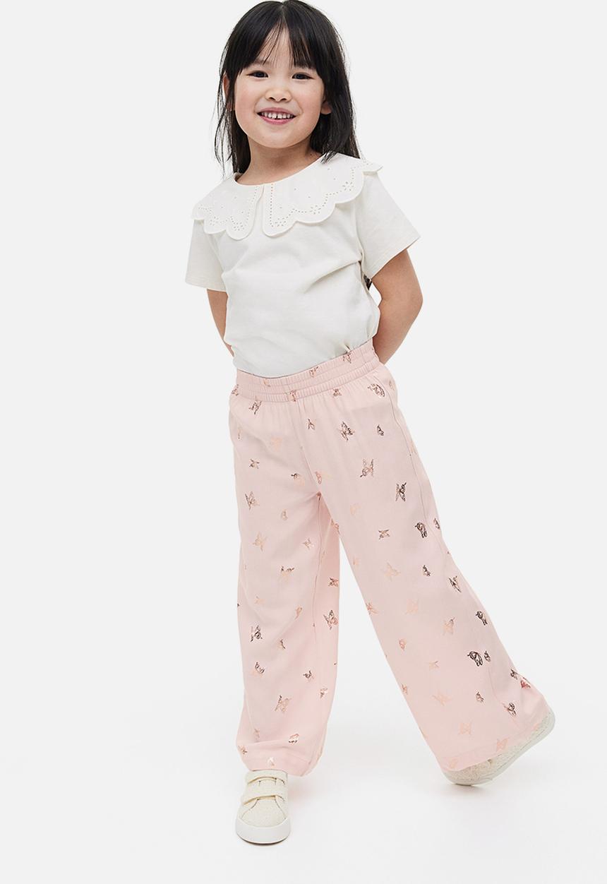 H&M - Wide pull-on trousers - pink