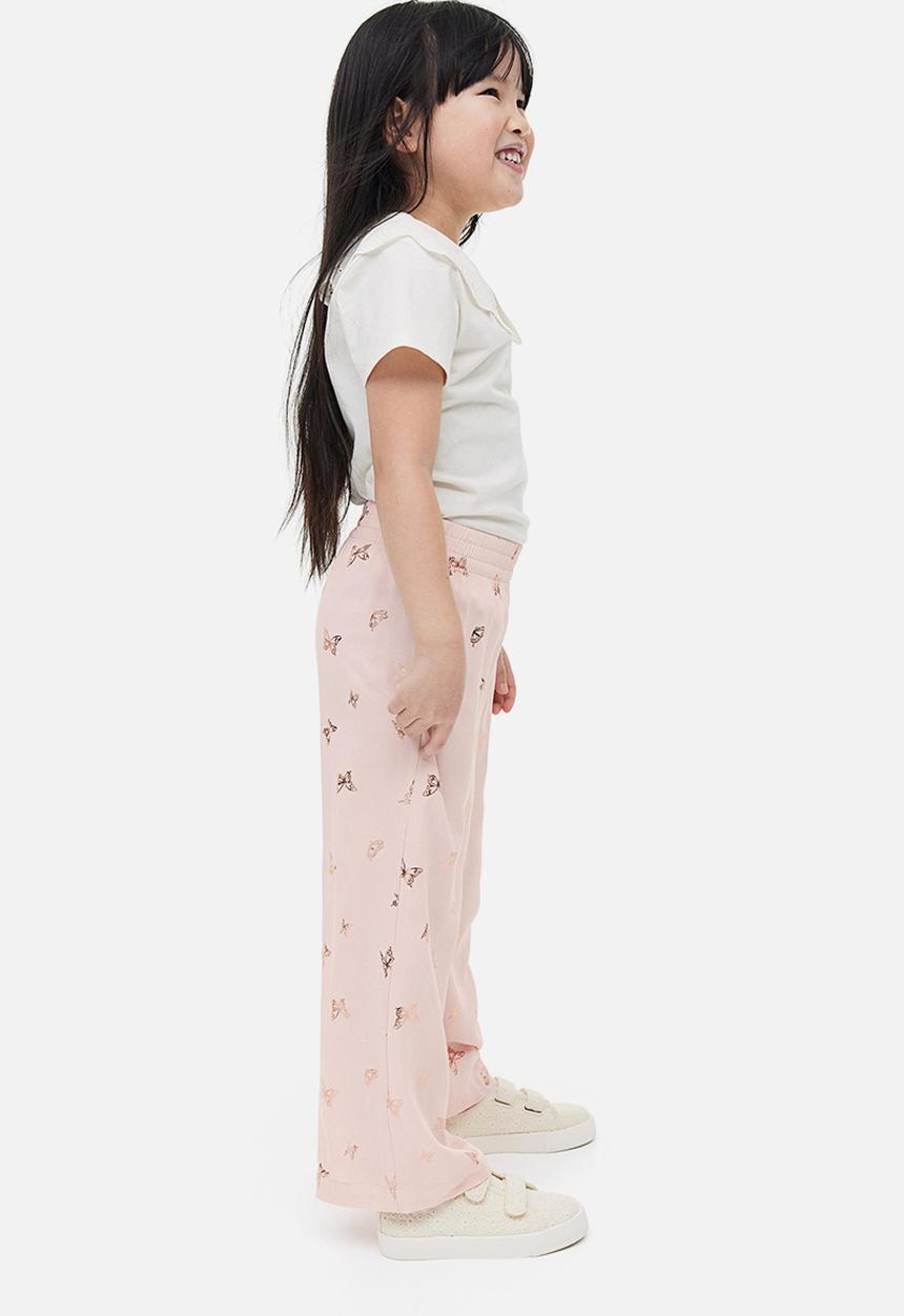H&M - Wide pull-on trousers - pink