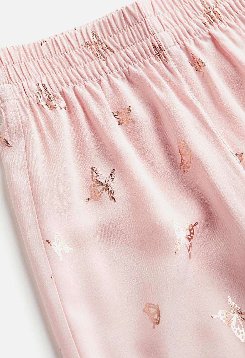 H&M - Wide pull-on trousers - pink