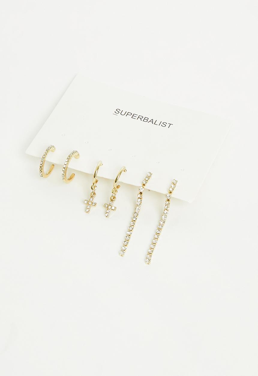 Superbalist - Sandra earring set - gold