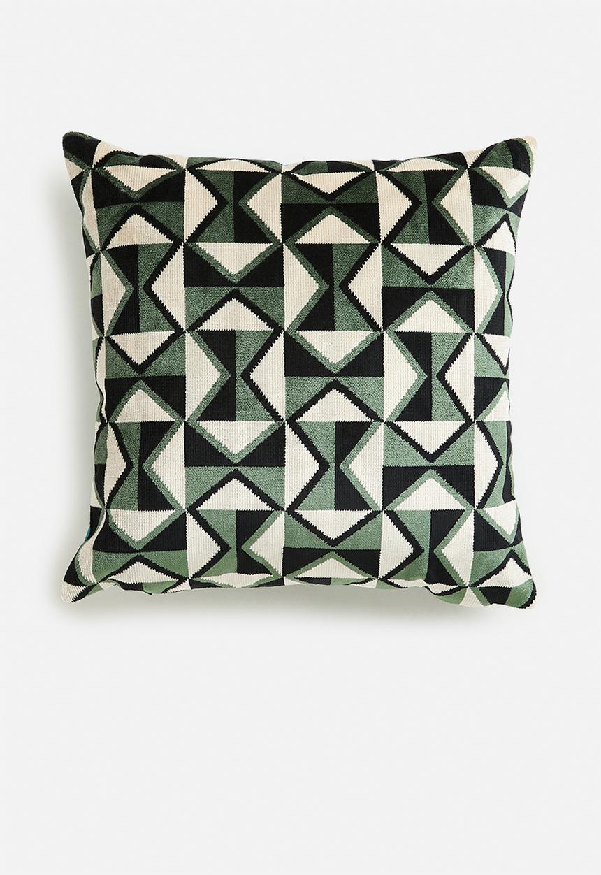 Hertex Haus - Fair isle scatter with feather inner - hunter