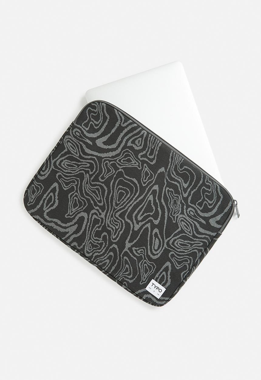Typo - Take me away 15 inch laptop case cvs - topograph black