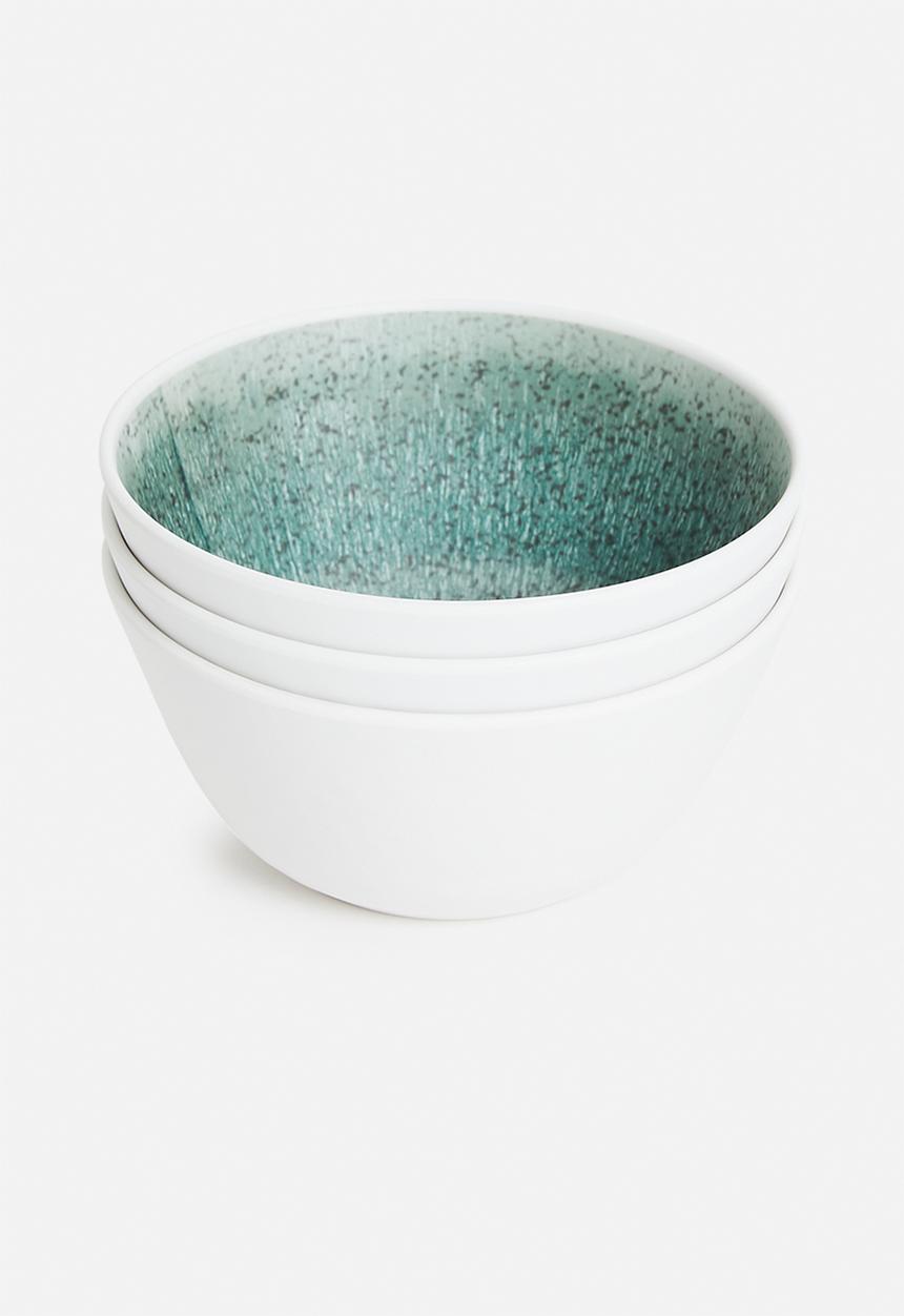 Excellent Houseware - Onyx melamine bowl set of 3 - multi