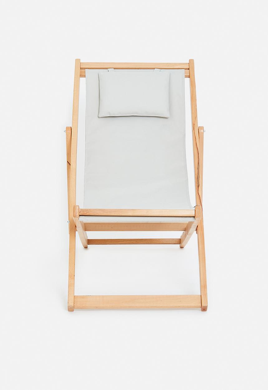 Sixth Floor - Baelor outdoor deck chair - stone