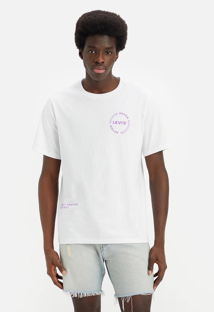 Levi’s® - Short sleeve relaxed fit tee za ssnl expression bo - white