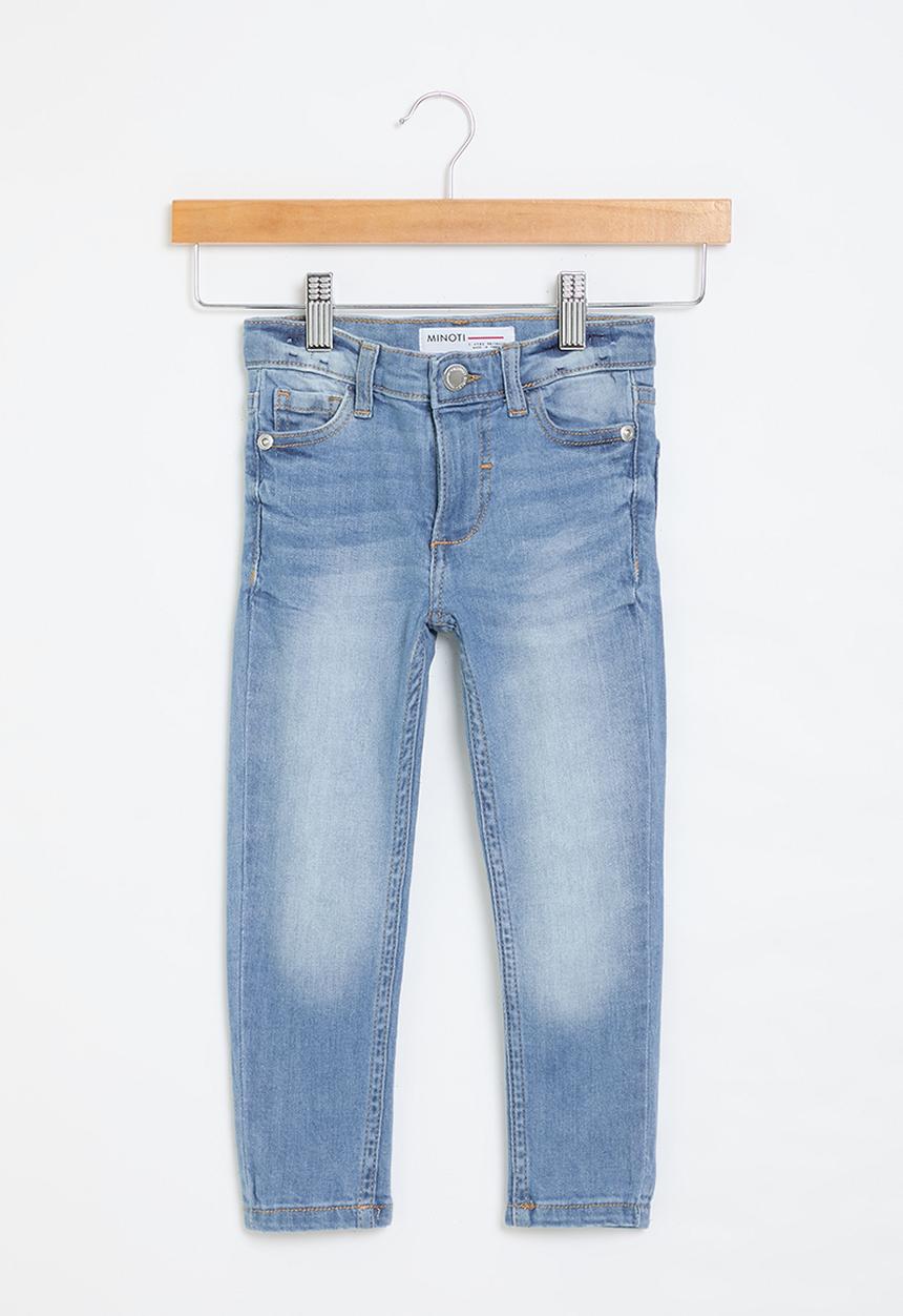 MINOTI - Girls basic skinny jean - mid blue