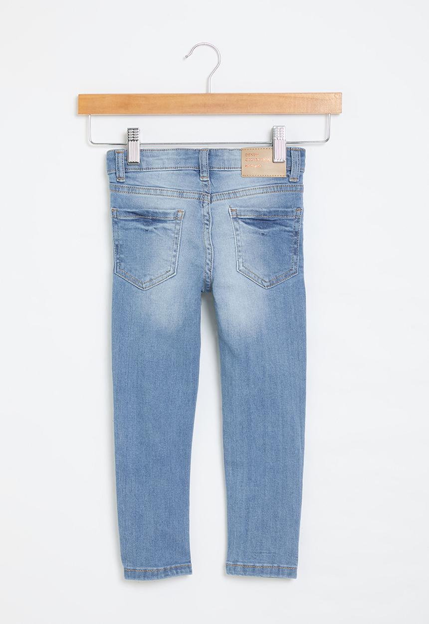 MINOTI - Girls basic skinny jean - mid blue