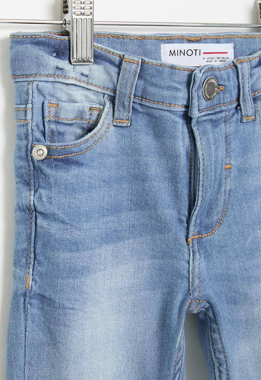 MINOTI - Girls basic skinny jean - mid blue