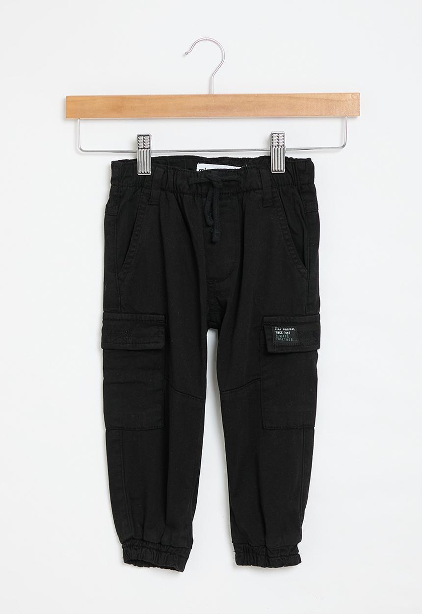 MINOTI - Woven combat pant - black 