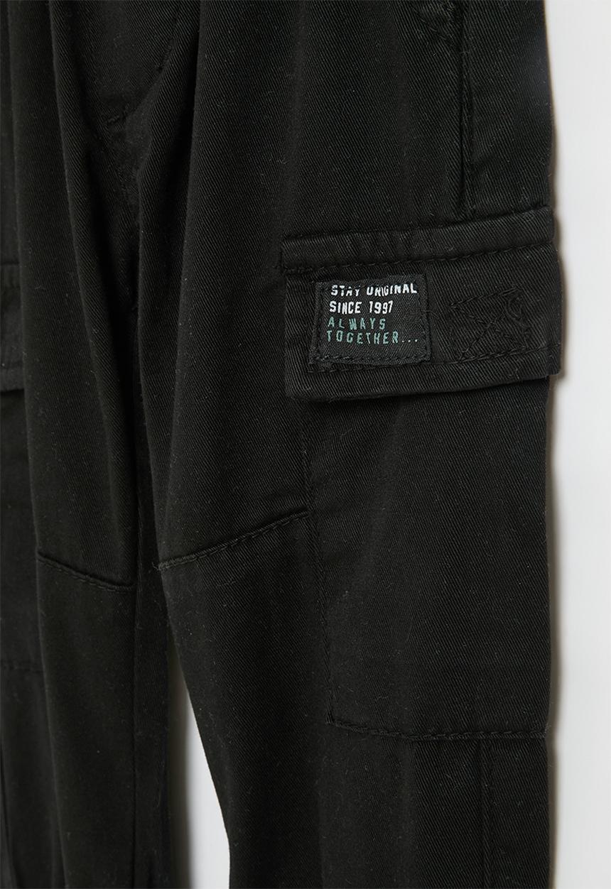 MINOTI - Woven combat pant - black 